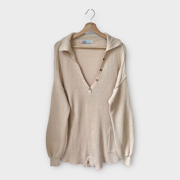 Free People Pants - Free People FP Beach Free-est Picnic Sweater Romper, size M